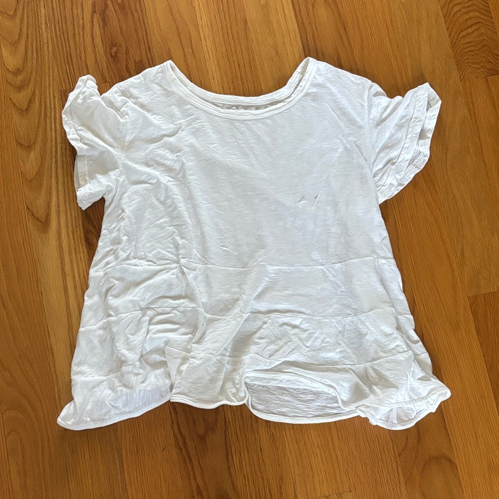 Caslon A-Iine White Short Sleeve Tee